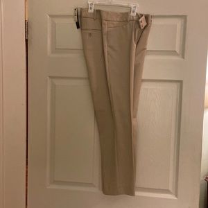 NWT Talbots light Khaki Color Newport Pants